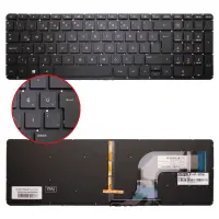 HP Pavilion 15-p201nt, 15-p202nt, 15-p203nt Notebook Klavye (Işıklı TR)