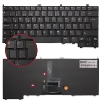 Dell Latitude 14-7000 P40G Klavye Işıklı (Siyah TR)