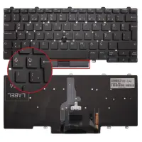 Dell Latitude P73G003, P72G003 Klavye Işıklı (Siyah TR)
