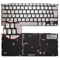 Dell XPS P12F001, P12F002 Klavye Işıklı (Gümüş TR)