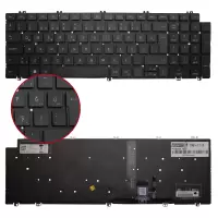Dell Precision 3561 P104F Klavye Işıklı (Siyah TR)