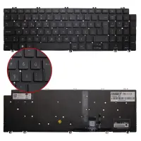 Dell Latitude 5520 N014L552015EMEA_W Klavye Işıklı (Siyah TR)