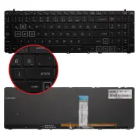 Monster KBDR15A009-4011, TFM14G53USJ852B Rev.00 Klavye Işıklı (Siyah TR)