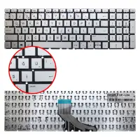 HP Pavilion Gaming 15-dk2055nt (54T11EA) Notebook Klavye (Gümüş TR)
