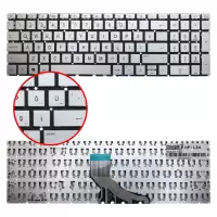 Hp Pavilion Gaming 17-CD1022nt (4G6D0EA) Notebook Klavye (Gümüş TR)