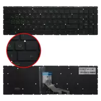 Hp Pavilion Gaming 17-CD1022nt (4G6D0EA) Notebook Klavye Işıklı (Siyah TR)