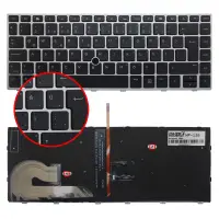 HP EliteBook L14377-541, L14378-141 Klavye Işıklı (Siyah TR)