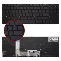 Hp OMEN 15-en1002nt (39C81EA) Klavye Işıklı (Siyah TR)