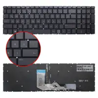 HP ENVY PK132UR1A00, 9Z.NHBBC.10E Klavye Işıklı (Siyah TR)