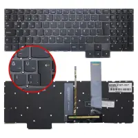 Lenovo 5CB0Y99492, 5CB0Z37654 Klavye Işıklı (Siyah TR)