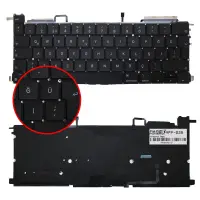 Apple MacBook Pro 13 M1 A2338 2020 Klavye Işıklı (Siyah TR)