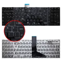 Toshiba NSK-TV0SV, NSK-TV1SV, NSK-TVASC Notebook Klavye (Siyah TR)