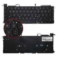 Apple MacBook Pro 13 A2289 2020 Klavye Işıklı (Siyah TR)