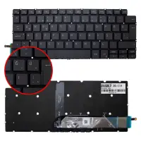 Dell Uyumlu Inspiron 5300, 13-5300, 13 5300 Uyumlu Klavye Işıklı (Siyah TR)