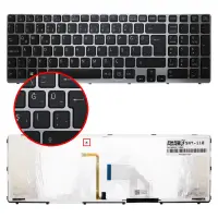 Sony Vaio SVE1513E4E, SVE1513E9E, SVE1513F1E Notebook Klavye Işıklı (Siyah TR)