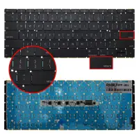 Apple MacBook Retina A1534 (2016) Klavye Siyah (ING)