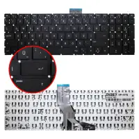 HP ENVY 17-n, 17-n000, 17-n000 (Touch) Notebook Klavye Küçük Enter (Siyah TR)