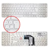 HP AER36A01310, AER36E01210, 2B-04840Q100 Notebook Klavye (Beyaz TR)