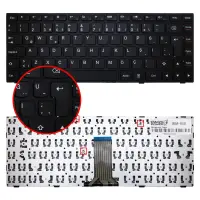 Lenovo İdeaPad B40-30, B40-45, B40-70 Notebook Klavye (Siyah TR)