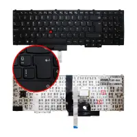 Lenovo ThinkPad P50, P51 Serisi Notebook Klavye (Siyah TR)
