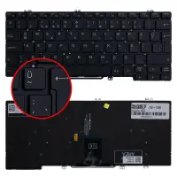Dell Latitude P99G002, P97G002 Klavye Işıklı (Siyah TR)
