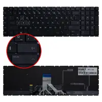 HP Omen 17-cb0008nt (8UF52EA) Klavye Işıklı (Siyah TR)