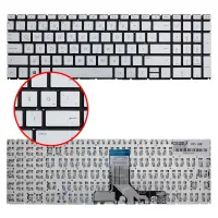 Hp 15-fd0022nt (88t60EA) Klavye (Gümüş TR)