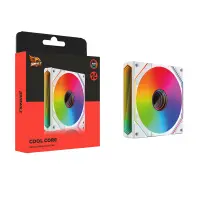 Gameagle GE-ARGB1B Cool Core 12cm ARGB Led Fan - Performans Seri Sessiz Kasa Fanı (Beyaz)