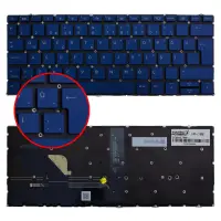 Hp N14435-001, N14435-141 Klavye Işıklı (Mavi TR)