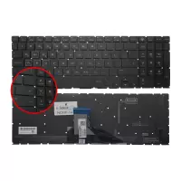 HP OMEN 15-dc1008nt (6PZ46EA) Klavye Işıklı (Siyah TR)