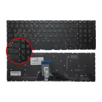 Hp Omen 15-dc0001NT, 15-dc0002NT Klavye Işıklı (Siyah TR)