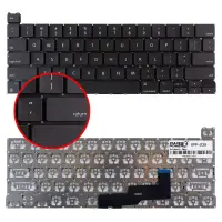 Apple MacBook Pro 13 M1 A2338 (EMC 3578) Klavye (Siyah US)