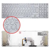 Sony Vaio SVE151E11M Notebook Klavye Işıklı (Beyaz TR)