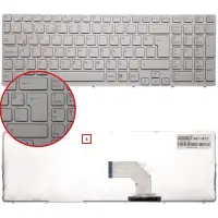 Sony Vaio SVE151E11M Notebook Klavye (Beyaz TR)