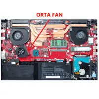 Asus ROG Strix GL703GS-71250W Orta Fan - Vantilatör Fanı