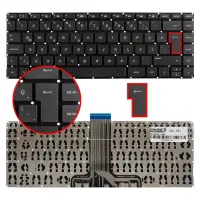 HP Stream 14-ax000 Serisi Notebook Klavye (Siyah TR)