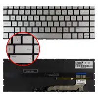 Hp N10393-141 Klavye Işıklı (Gümüş TR)