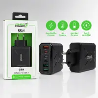 Pars Power 55W USB - TypeC Hızlı Pd - Gan Adaptör Şarj Aleti-Cihazı