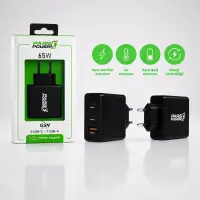 Pars Power 65W USB - TypeC Hızlı Pd - Gan Adaptör Şarj Aleti-Cihazı