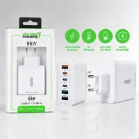 Pars Power 55W USB - TypeC Hızlı Pd - Gan Adaptör Şarj Aleti-Cihazı