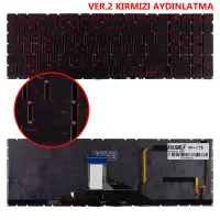 Hp Omen 15-dc1005nt, 15-dc1006nt Klavye Işıklı (Siyah TR)