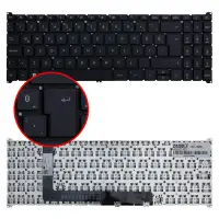 Acer Aspire 15 A15-51P N23C3 Klavye (Siyah TR)