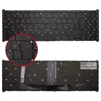 Acer Aspire 15 A15-41M N24H4 Klavye Işıklı (Siyah TR)