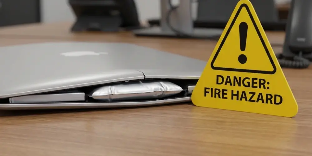 Laptop Bataryası Neden Şişer? Patlar mı? (Tehlikeli Durum)