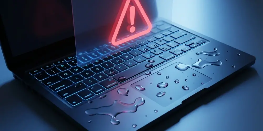 Laptop Klavyesine Su Döküldü! Ne Yapmalı? (Acil Müdahale Rehberi)