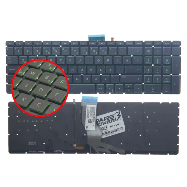 HP TPN-C129, TPN-C130 Notebook Klavye Işıklı (Siyah TR) Satın Al - Aynı ...