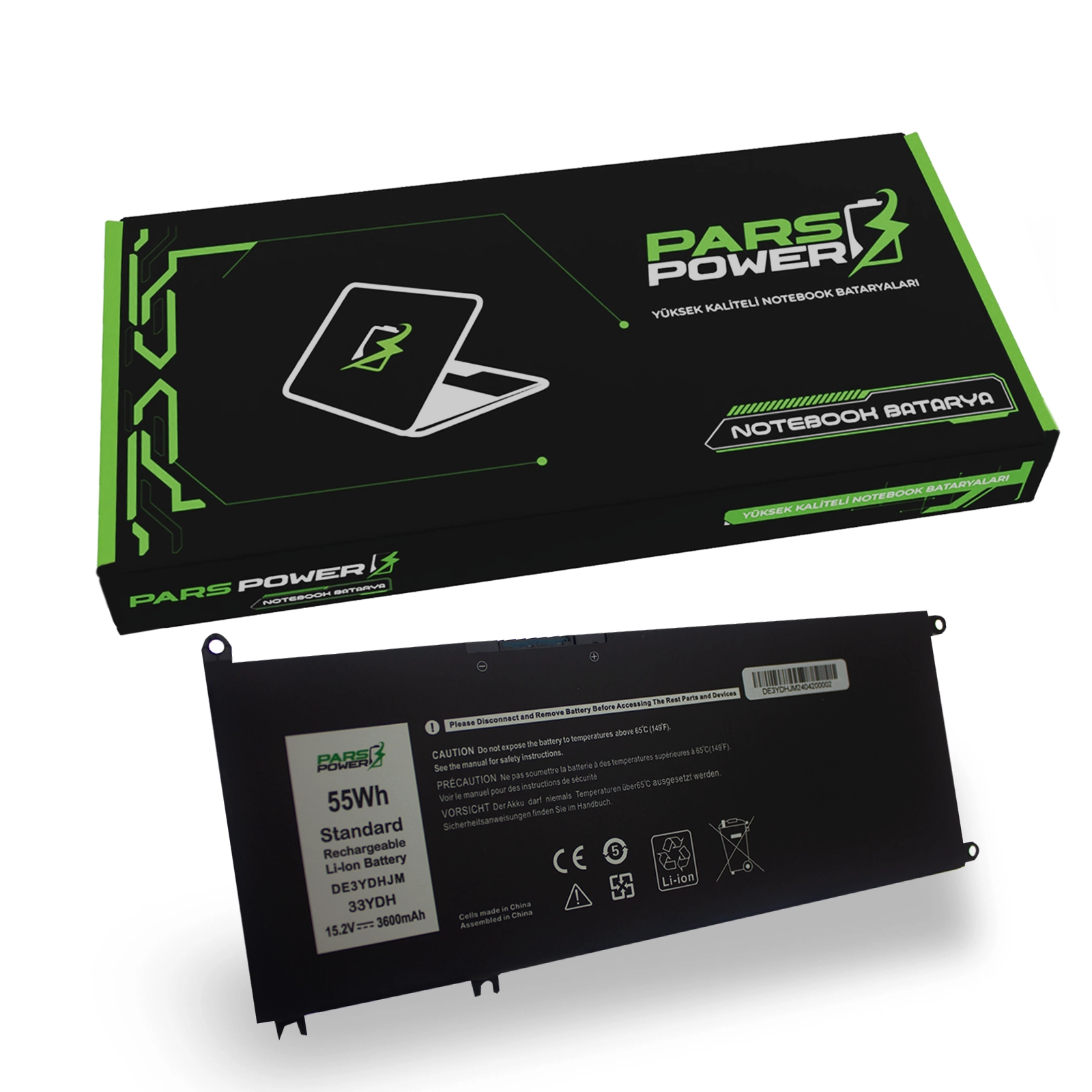 Dell inspiron 15 7577, P72F Batarya - Pil (Pars Power) Satın Al
