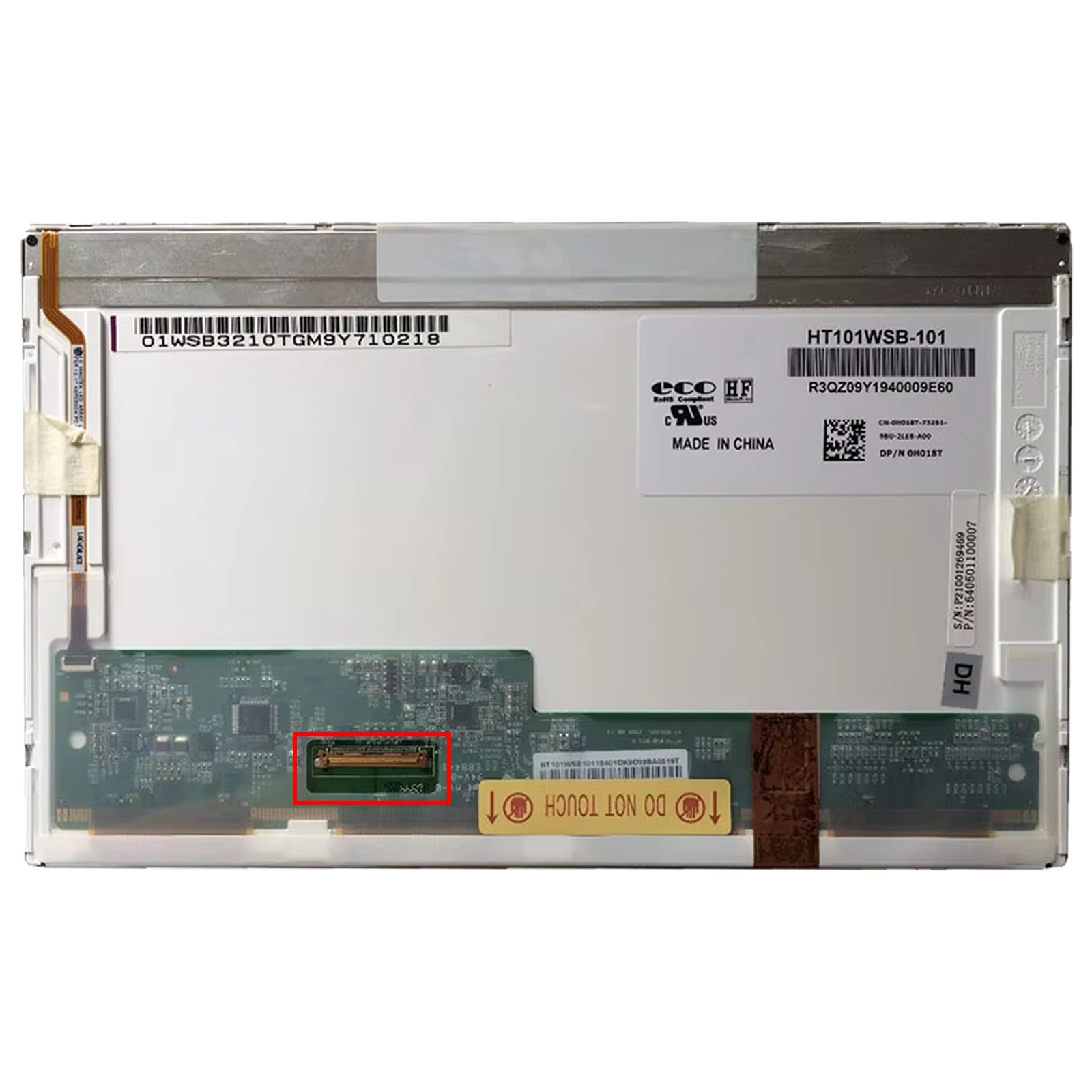 Dalle écran LCD LED 10.1" WSVGA – Compatible Packard Bell DOT S2 – Format 16:9 – Neuf Avec Garantie 1 An