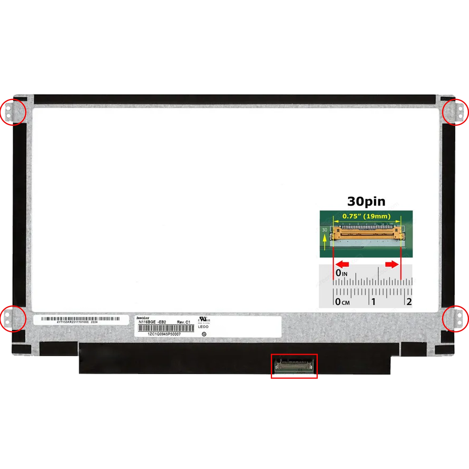 Dalle d'écran pour Acer Aspire ES1-512 - Dalle écran de remplacement Aspire