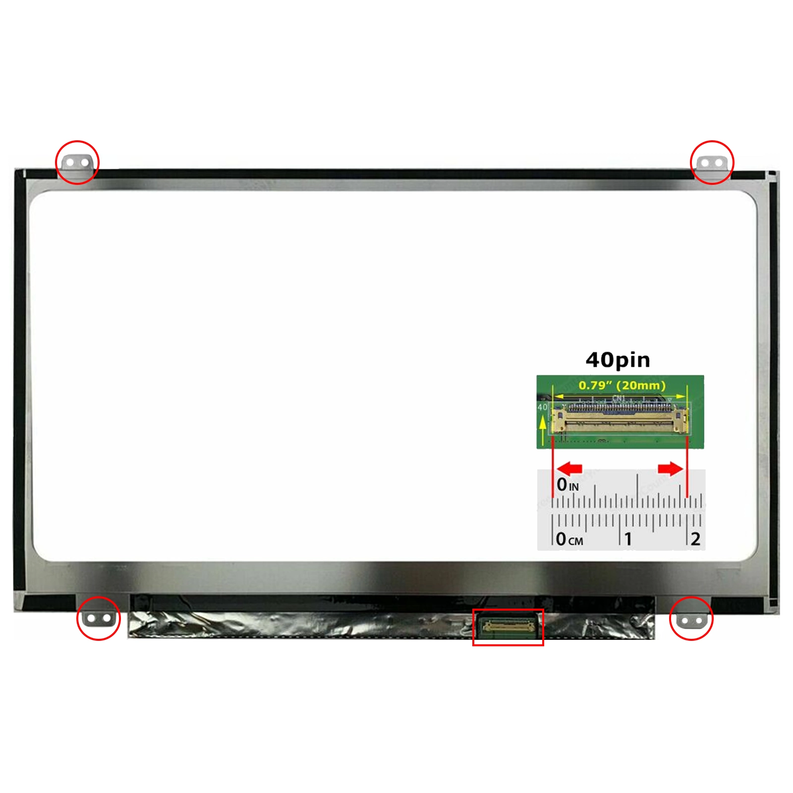 Cornice Anteriore LCD Per Lenovo ThinkPad T480 – 14 Pollici, WQHD, Originale